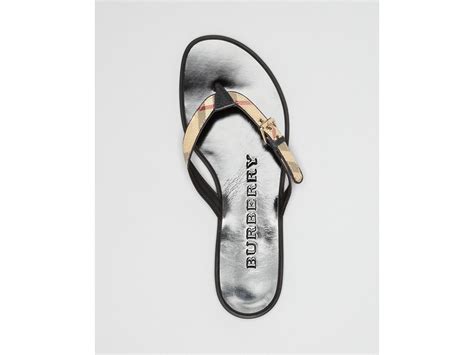 burberry flip flop|burberry diamond flip flops.